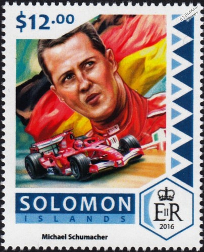 Francobollo auto michael - francobollo,