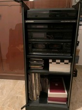 impianto stereo hi fi con giradischi