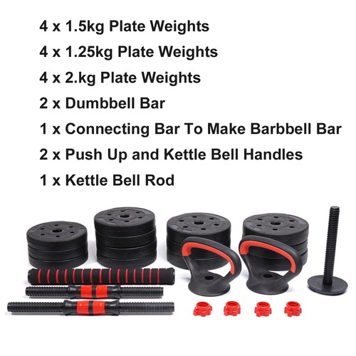 Set allenamento pesi 30kg - pesi,