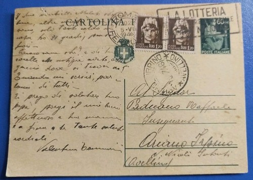 1946 intero postale