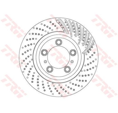 Disco freno trw - disco, df6721s