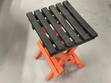 Sgabello Vintage Da Pesca PIC NIC Pieghevole Anni 80