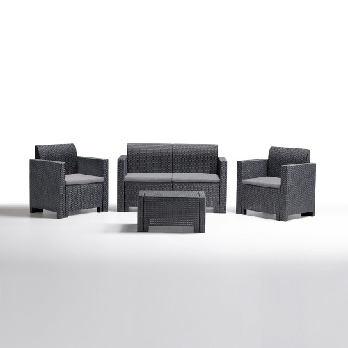 Salotto nebraska polirattan - nebraska,