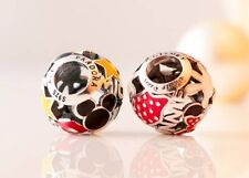 Autentico Pandora Charms Set Regalo Topolino Minnie Mania Parti Corpo Vendita Halloween