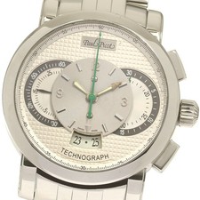 Orologio Uomo Automatico PaulPicot 0334 Technograph Quadrante Argento_837754