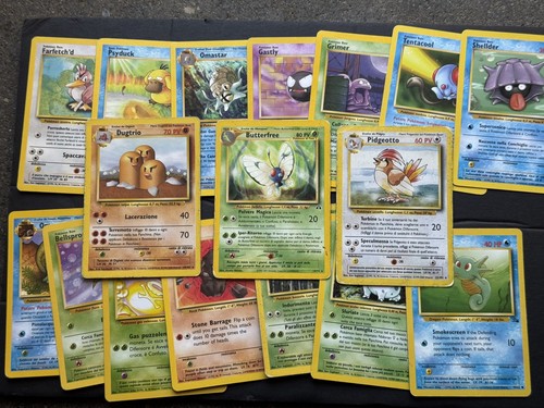 Lotto carte pokemon - carte, vintage