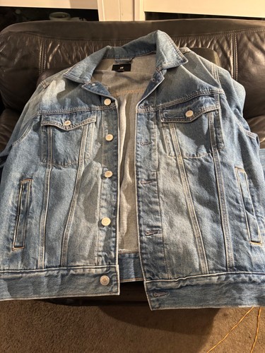 Giacca denim spessa con