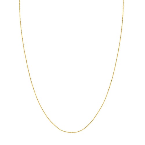 Collana catena oro giallo - collana,