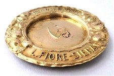 PREMIATA FABBRICA PANFORTE L. FIORE - SIENA - POSACENERE - VINTAGE - METALLO