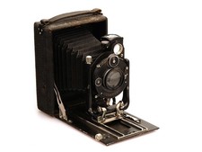 Contessa Nettel 9x12 fotocamera pieghevole Sonnar con Sonnar Anastigmat 1:4.5 / 13.5 cm