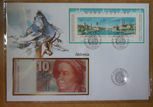 Banconota lettera franchi - lettera,,