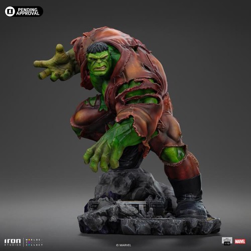 Statua hulk diorama guanto - hulk,
