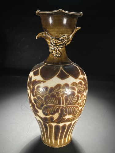 Antico vaso floreale cinese - antico,