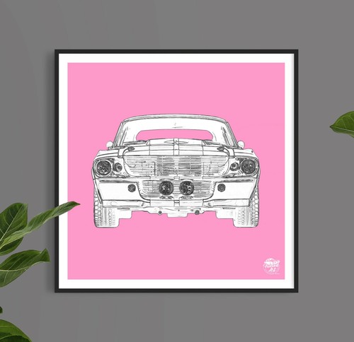 Stampa ford mustang gt500 - stampa,