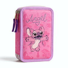 Astuccio stitch 3 Scomparti Bambino Bambina – Portapenne per Scuola Elementare