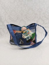 Borsa borsetta patchwork Holly Hobbie vintage con bambola 6" Knickerbocker 1974