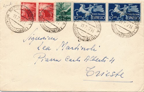 Italia 1947 busta - italia,