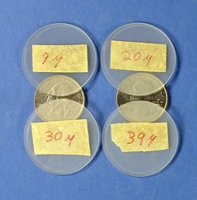 Lotto di 4 ea. Diffusore ottico diapositiva 35 mm, ognuno con grana diversa (NUOVO vecchio magazzino