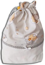 Sacchetto nascita con tasca di