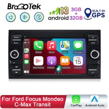 Autoradio Android Carplay GPS BT WiFi per Ford 6000 CD Focus Mondeo S-Max Galaxy