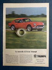 Rarissima Pubblicita’ TRIUMPH GT6 1966