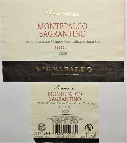 montefalco sagrantino vignabaldo