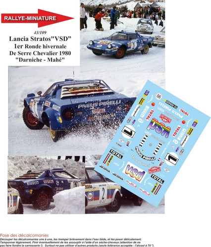Decals ref 43109 lancia - decals, 1/24