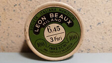 SCATOLA LATTA  LEON BEAUX MILANO 100 INNESCHI 6.45 3 FORI