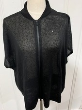 Gilet maglione nero Brunello Cucinelli Italy taglia XL