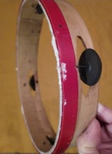 tamburello strumento musicale vintage legno