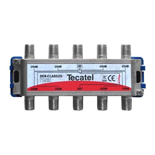 Derivador salidas conector f - salidas,