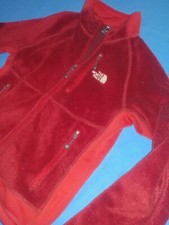 The North Face Donna Giacca L Rossa Pile Fleece Come Nuovo Jacket Summit Series