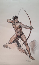 Rara Grande Incisione Firmata