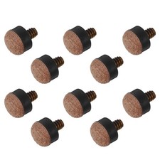  10 Pezzi Punte Bastone Coda Piscina per Bastoncini Stecca Ricambio Kit Biliardo