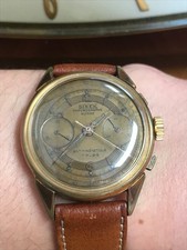 Cronografo svizzero vintage SINEX Chronographe Suisse - Landeron 48 - anni '40