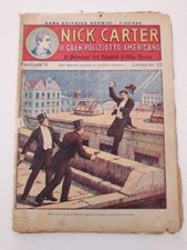 NICK CARTER Lotto 3 Fascicoli n. 11 - 61 e 62 anni '20 ed. Nerbini  NV