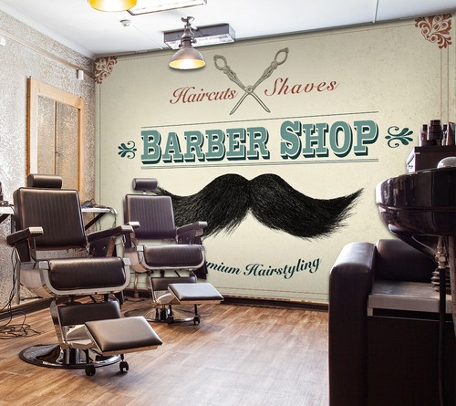 Carta parati barba - da,