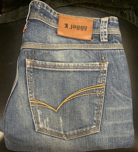 Jeans jaggy button fly newman - jaggy,