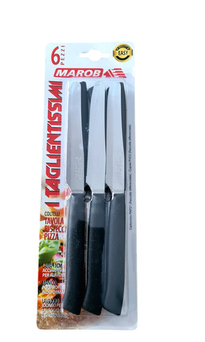 Coltelli bistecca pezzi neri - bistecca,
