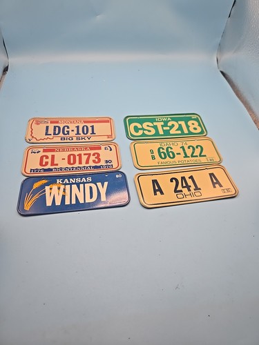 Lotto targhe vintage post - 6,