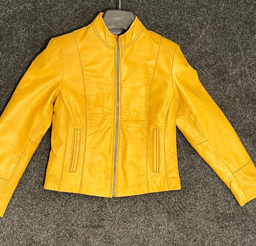 Giacca vera pelle donna biker