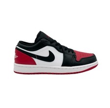 Air Jordan 1 Low Bred Toe nero