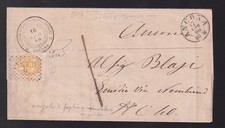 Regno 1883  Segnatasse - 10c. giallo (N° 1) angolo di foglio a sx (400/s167)