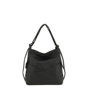 Gabs - Borsa zaino trasformabile in pelle doppia zip Tg.M Dorina Black
