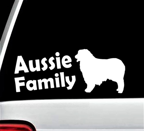 Adesivo aussie family pastore - adesivo,