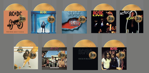 50th anniversary gold - ac/dc,