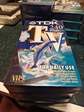 4 Cassette VHS TDK 240min