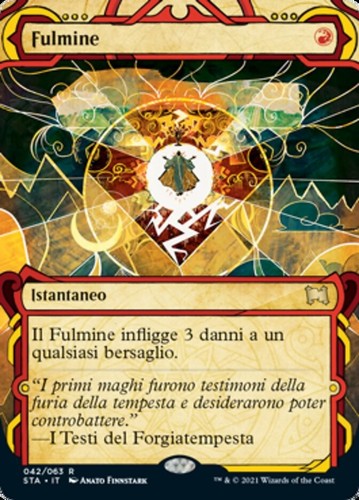 Mtg lightning bolt exc - lightning,