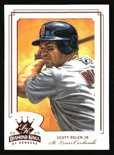 Scheda baseball scott rolen - baseball,