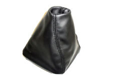 cuffia cambio in vera pelle nera compatibile con  Mercedes classe B w245